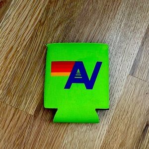 Aviator nation green koozie new barley used